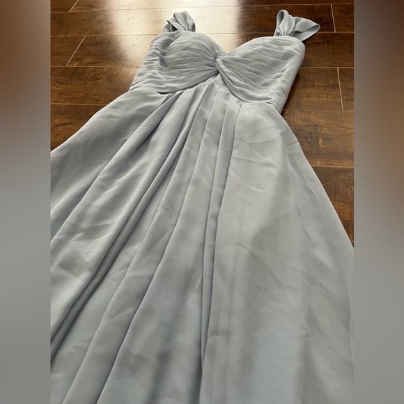 Azazie Dusty Blue Dress - Picture 8 of 8